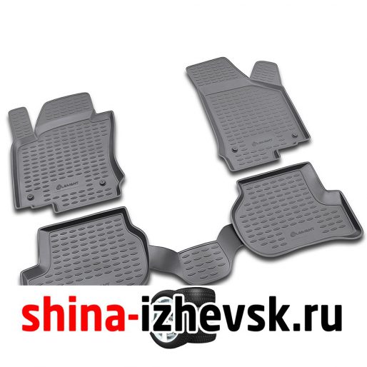 Коврик Autofamily коврик в салон полиуретановый черный для VOLLKSWAGEN Jetta V 2005-2011 в Ижевске
